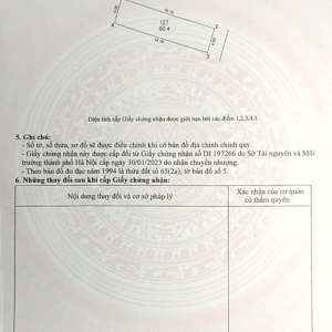 Bán 60.4m2 đất Bến Trung, Xã Bắc Hồng, Đông Anh. giá 76tr/m2