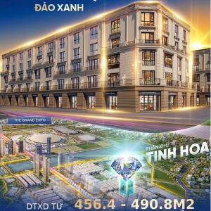 Bán shophouse TMDV – PK Tinh Hoa DTXD 456.4m2 - 490.8m2 tại Vinhome Cổ Loa